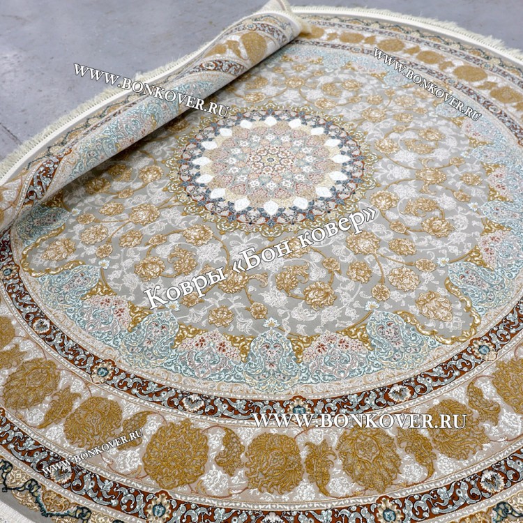 Восточный Ковер Для Гостиной Дизайн 30545 Круг