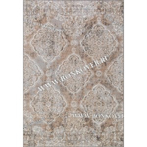 Бельгийский ковер из артшелка дизайн 95 Терракотовый